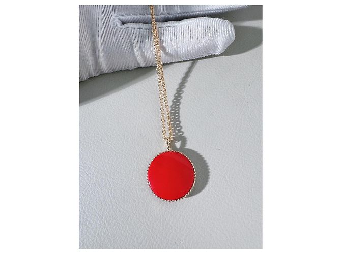 Collana Dior Rose des Vents Octagram Rosso - vista 4