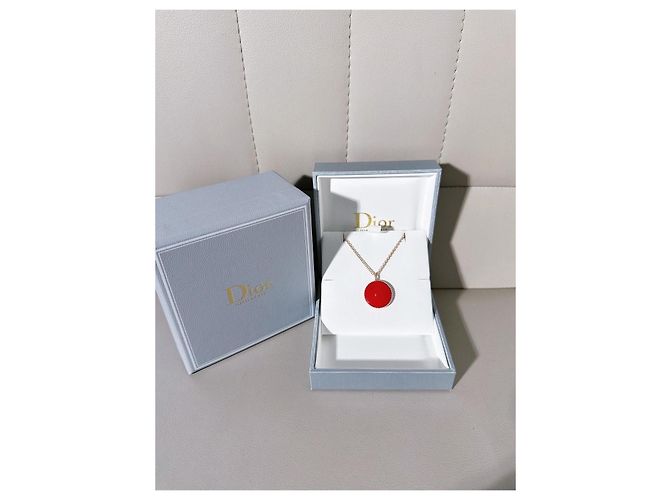 Collana Dior Rose des Vents Octagram Rosso - vista 7