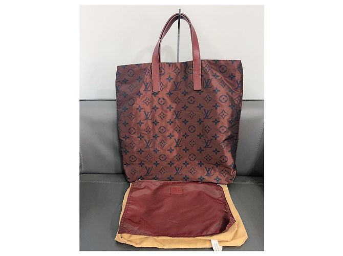 Louis Vuitton Monogram Rote Shopper Tasche - Ansicht 2