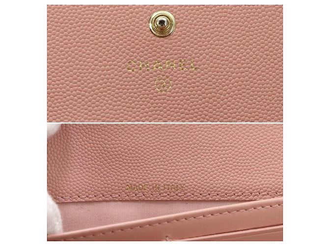 Portafoglio lungo bi-fold Chanel Boy Matelassé Rosa - vista 8