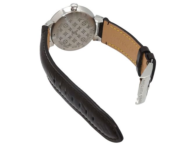 Orologio Louis Vuitton Tambour Diamond Bezel Q13ML da donna - vista 4