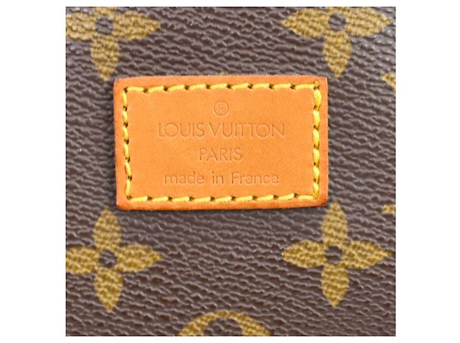 Borsa Louis Vuitton Saumur in tela Monogram 35 Marrone - vista 5