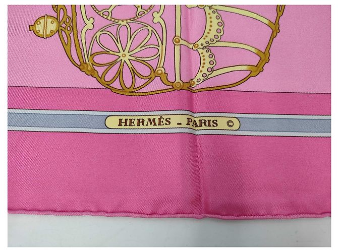Hermès Hermes Carré 90 Silk multicolor 90 x 90 Pink - Ansicht 6