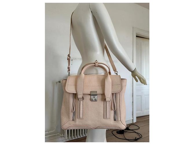3.1 Phillip Lim Borsa Pashli in pelle beige - vista 2