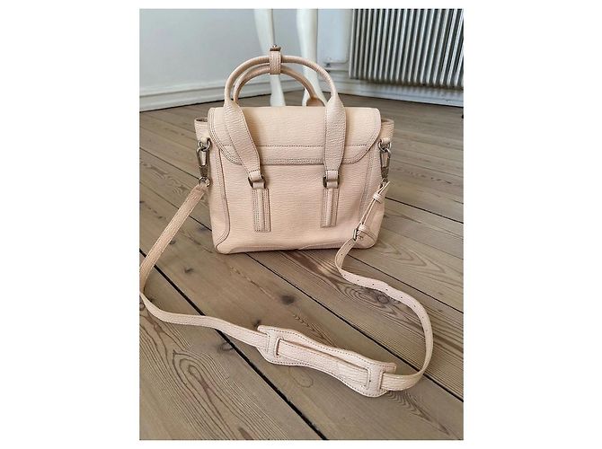 3.1 Phillip Lim Borsa Pashli in pelle beige - vista 3