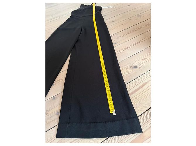 Halston Heritage Tuta Nera con Dettagli Dorati Nero - vista 10
