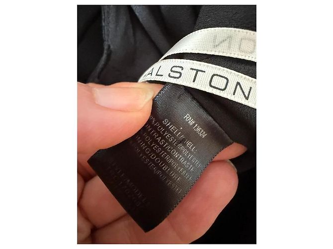 Halston Heritage Tuta Nera con Dettagli Dorati Nero - vista 8