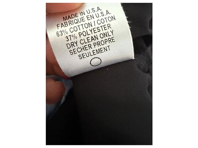 Diane Von Furstenberg Schwarzes Baumwollmisch-Kleid - Ansicht 11