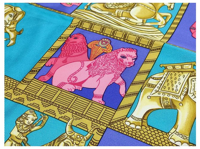 Hermès Hermes Carré 90 Silk multicolor 90 x 90 Multicolore - vista 7