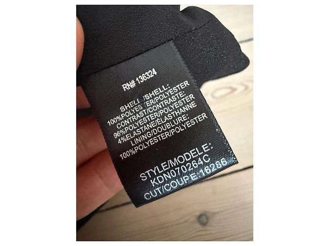 Halston Heritage Tuta Asimmetrica Nera Nero - vista 7