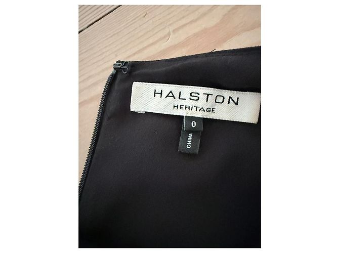 Halston Heritage Tuta Asimmetrica Nera Nero - vista 8