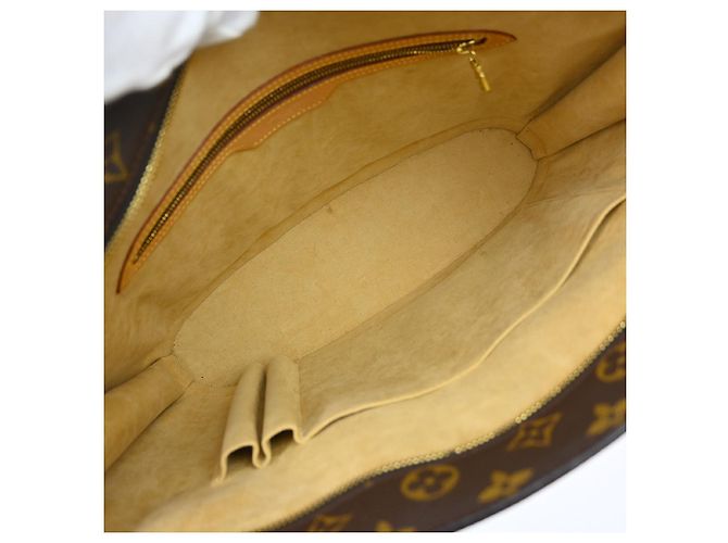 Borsa Louis Vuitton Babylone in Tela Monogram Marrone - vista 3