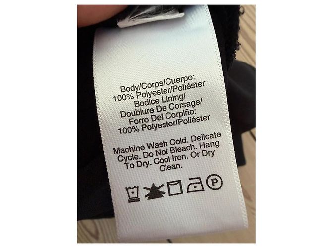 DKNY Mono negro palabra de honor con cinturón - vista 9