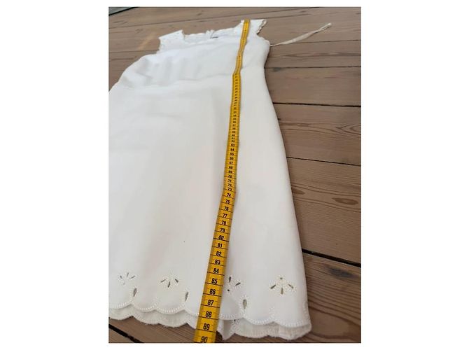 Diane von Furstenberg Vestido Blanco Bordado Caralyn - vista 12