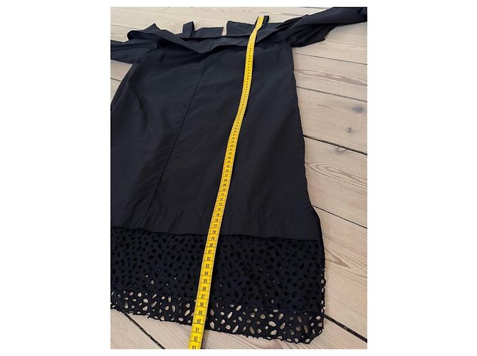 Proenza Schouler Vestido Algodón Negro Cold Shoulder - vista 8
