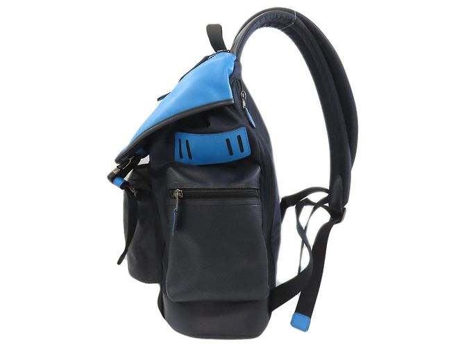 Zaino Coach F72018 Logo Blu Blu navy - vista 3