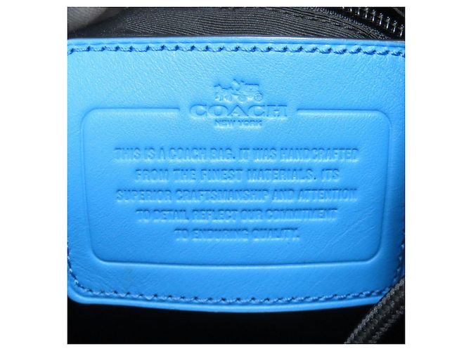 Zaino Coach F72018 Logo Blu Blu navy - vista 6