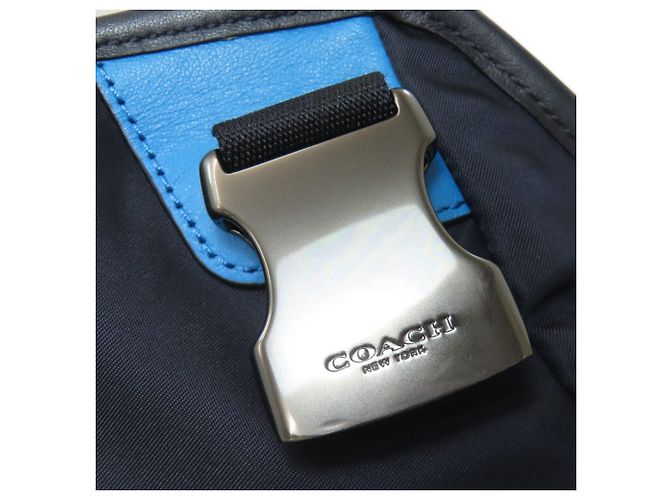 Zaino Coach F72018 Logo Blu Blu navy - vista 8
