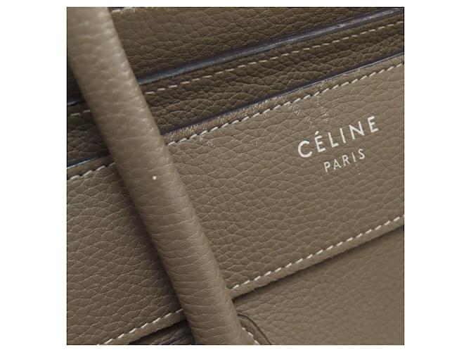 Céline Celine Luggage Micro Handbag Grau - Ansicht 23