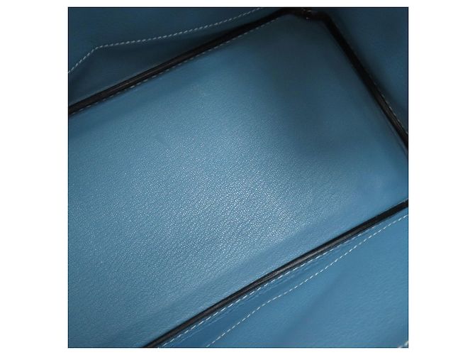 Hermès Borsa Hermes Birkin 30 in Blue Jean - vista 11