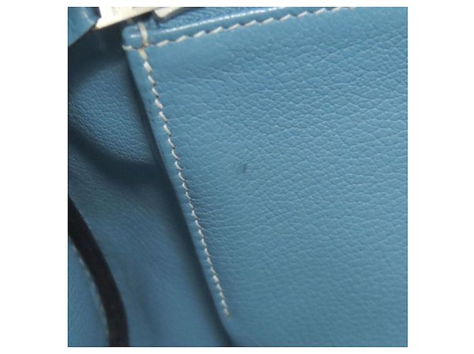 Hermès Borsa Hermes Birkin 30 in Blue Jean - vista 12