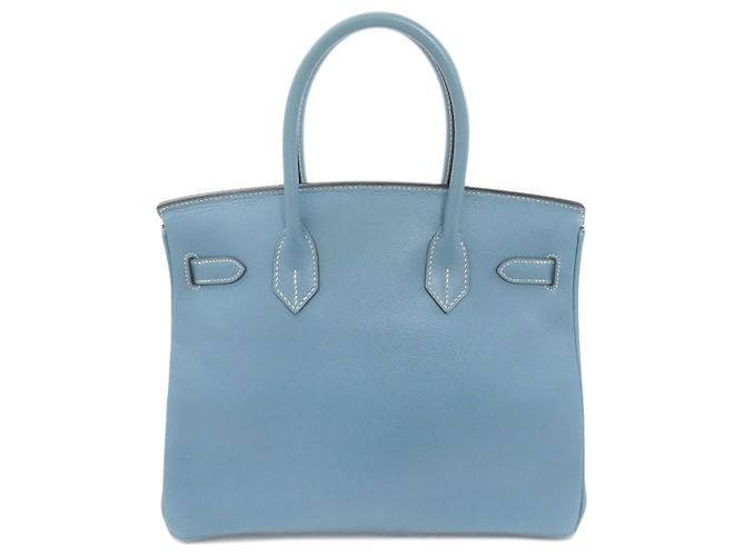 Hermès Borsa Hermes Birkin 30 in Blue Jean - vista 2