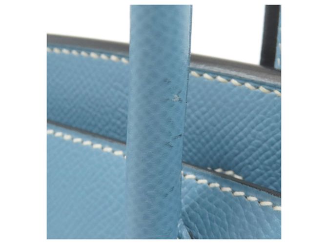 Hermès Borsa Hermes Birkin 30 in Blue Jean - vista 23