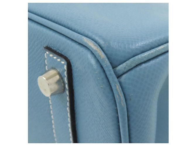 Hermès Borsa Hermes Birkin 30 in Blue Jean - vista 25