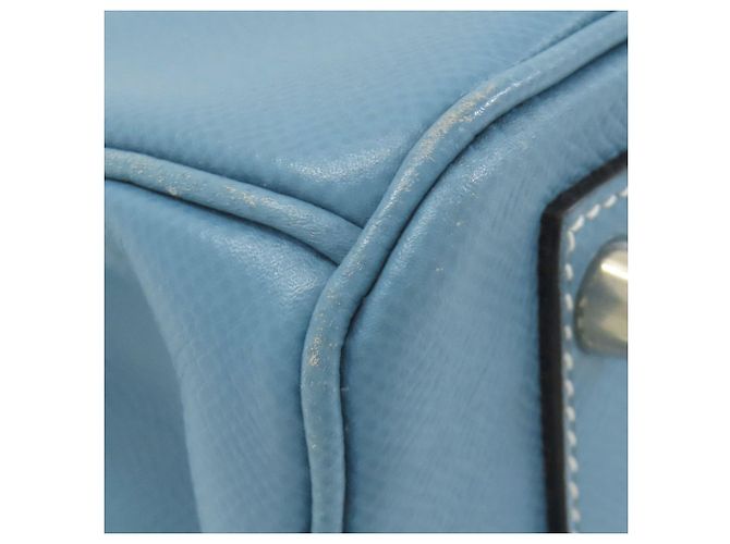 Hermès Borsa Hermes Birkin 30 in Blue Jean - vista 26