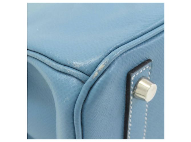 Hermès Borsa Hermes Birkin 30 in Blue Jean - vista 28