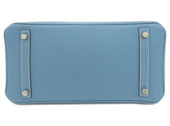 Hermès Borsa Hermes Birkin 30 in Blue Jean - vista 4