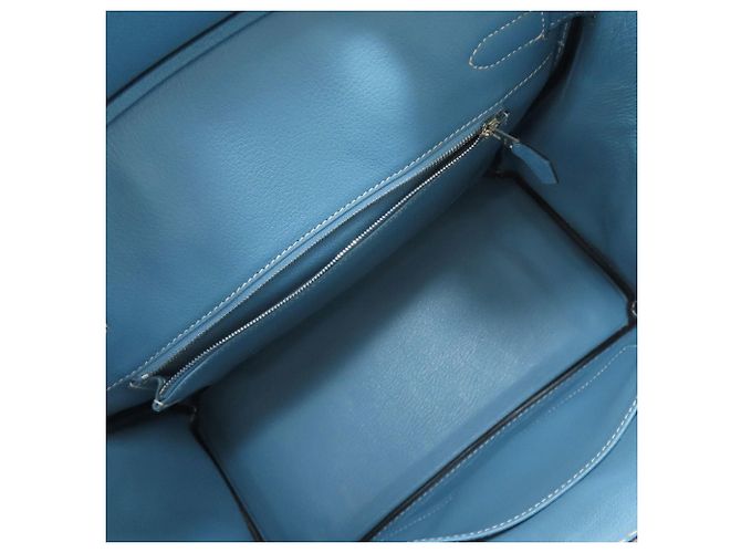 Hermès Borsa Hermes Birkin 30 in Blue Jean - vista 5