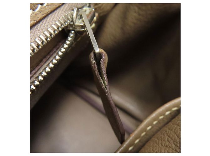 Hermès Borsa Hermes Birkin 30 in Etoupe Gray Taupe - vista 10