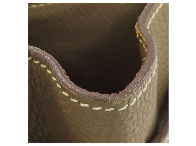 Hermès Borsa Hermes Birkin 30 in Etoupe Gray Taupe - vista 14