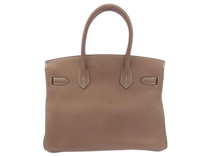 Hermès Borsa Hermes Birkin 30 in Etoupe Gray Taupe - vista 2
