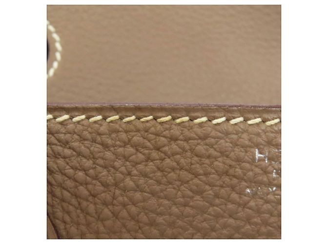 Hermès Borsa Hermes Birkin 30 in Etoupe Gray Taupe - vista 21