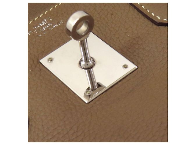 Hermès Borsa Hermes Birkin 30 in Etoupe Gray Taupe - vista 25