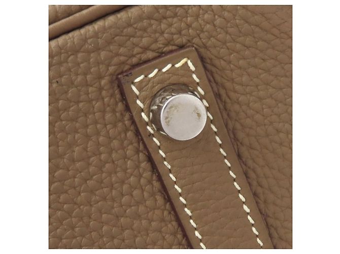 Hermès Borsa Hermes Birkin 30 in Etoupe Gray Taupe - vista 27