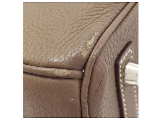 Hermès Borsa Hermes Birkin 30 in Etoupe Gray Taupe - vista 33