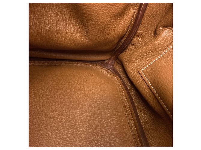 Hermès Borsa Hermes Birkin 35 in Gold Brown Marrone - vista 11