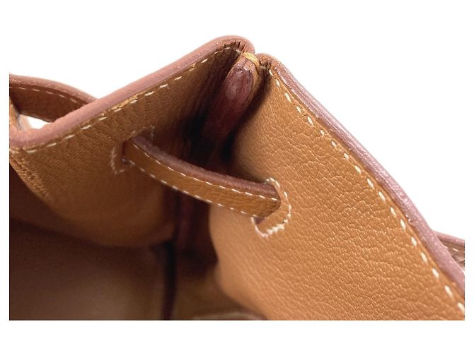 Hermès Borsa Hermes Birkin 35 in Gold Brown Marrone - vista 14