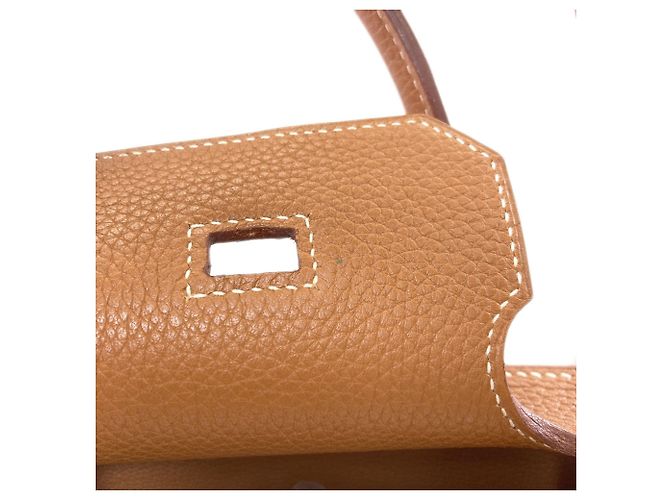 Hermès Borsa Hermes Birkin 35 in Gold Brown Marrone - vista 17