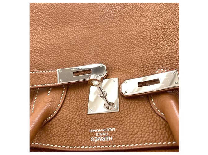 Hermès Borsa Hermes Birkin 35 in Gold Brown Marrone - vista 18
