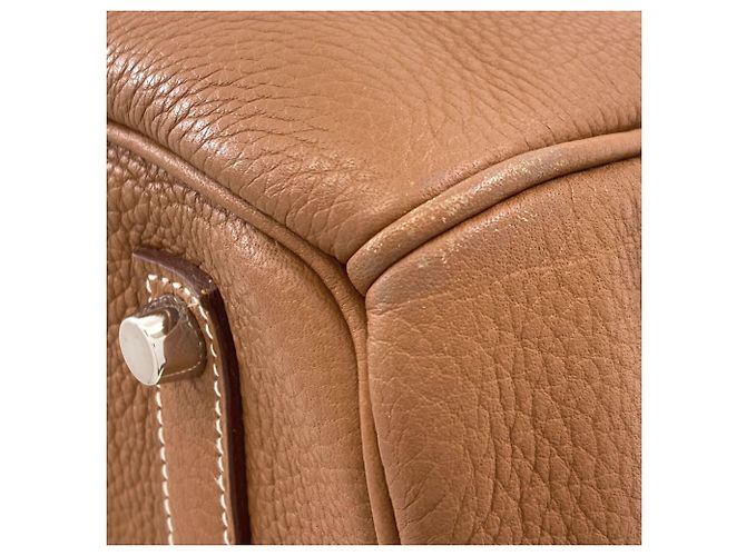 Hermès Borsa Hermes Birkin 35 in Gold Brown Marrone - vista 29
