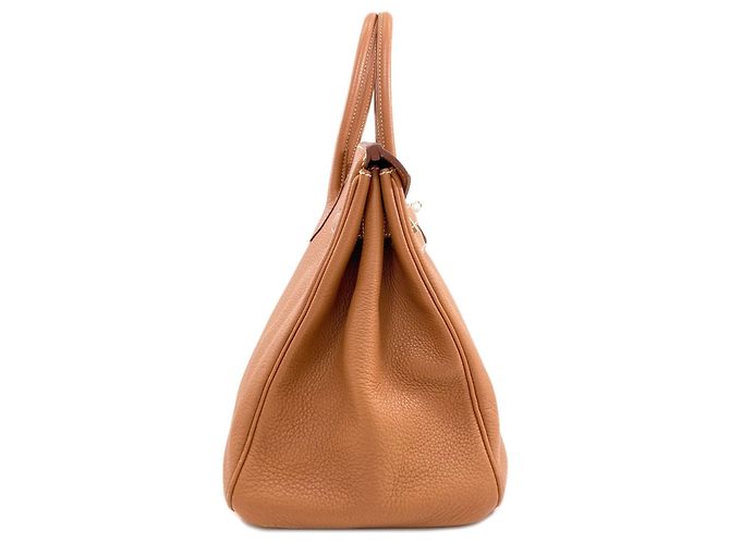 Hermès Borsa Hermes Birkin 35 in Gold Brown Marrone - vista 3