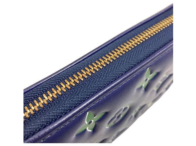 Louis Vuitton M82642 Coussin Zippy Wallet Blu Verde - vista 12