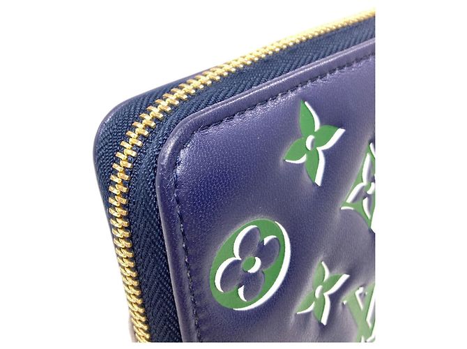 Louis Vuitton M82642 Coussin Zippy Wallet Blu Verde - vista 15