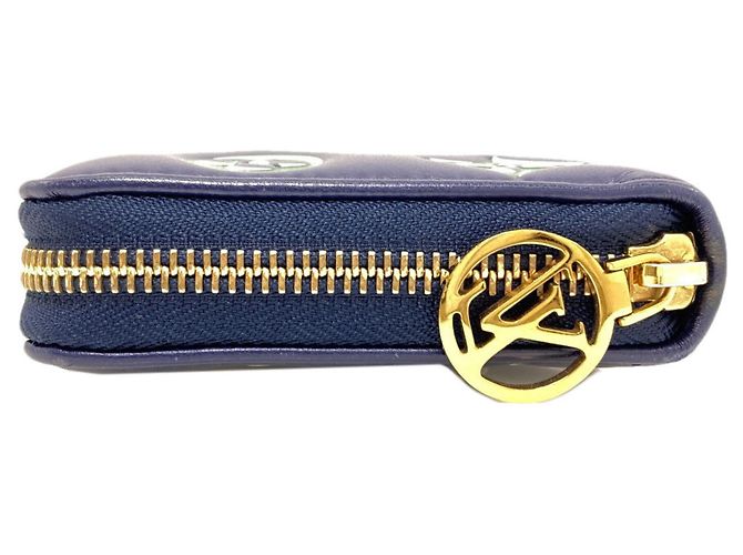 Louis Vuitton M82642 Coussin Zippy Wallet Blu Verde - vista 3