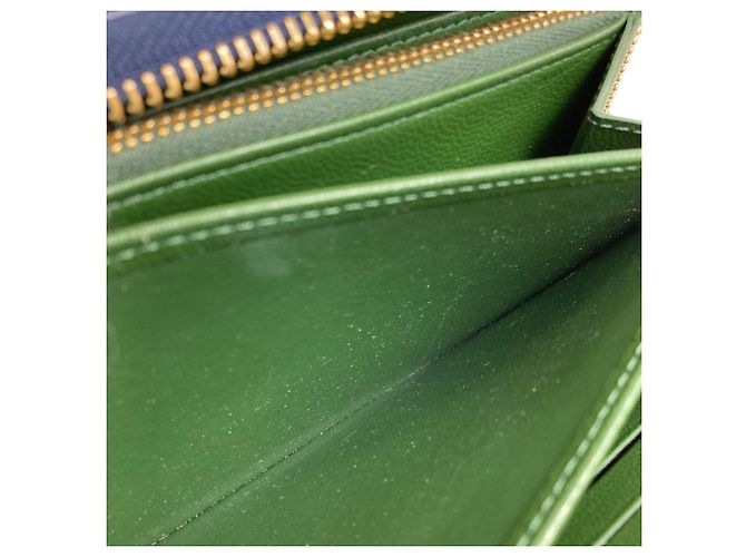 Louis Vuitton M82642 Coussin Zippy Wallet Blu Verde - vista 8