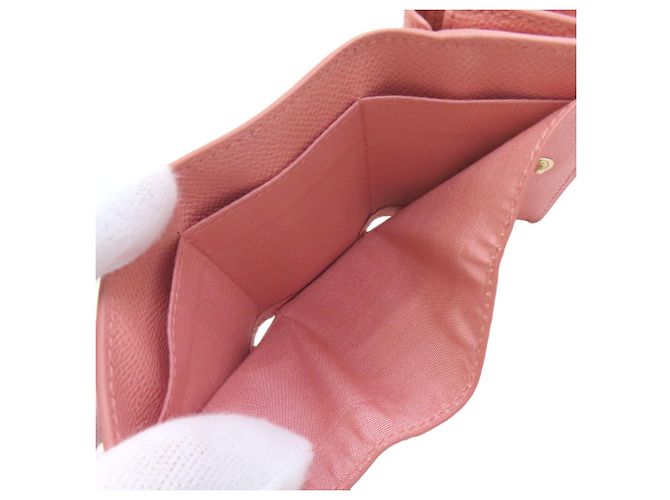 Cartera de doble pliegue Vara Ribbon Salvatore Ferragamo Rosa - vue 5